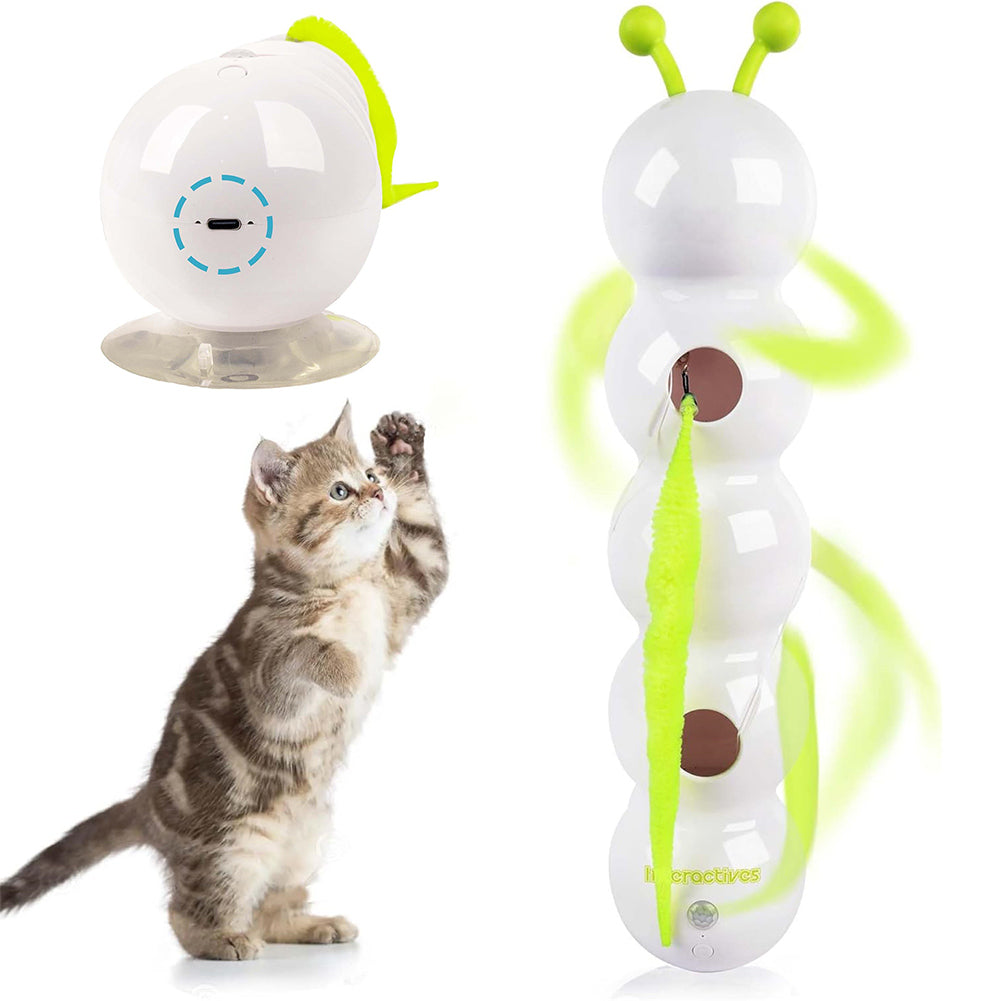 Rechargeable Cat Toy with Moving Tail