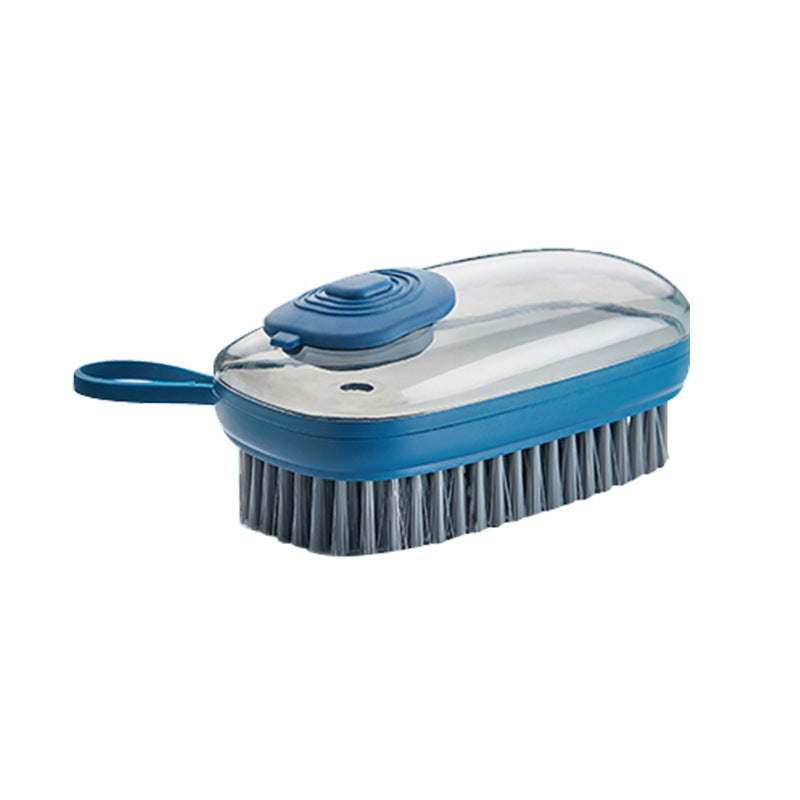 Liquid-Dispensing Shoe Cleaning Brush
