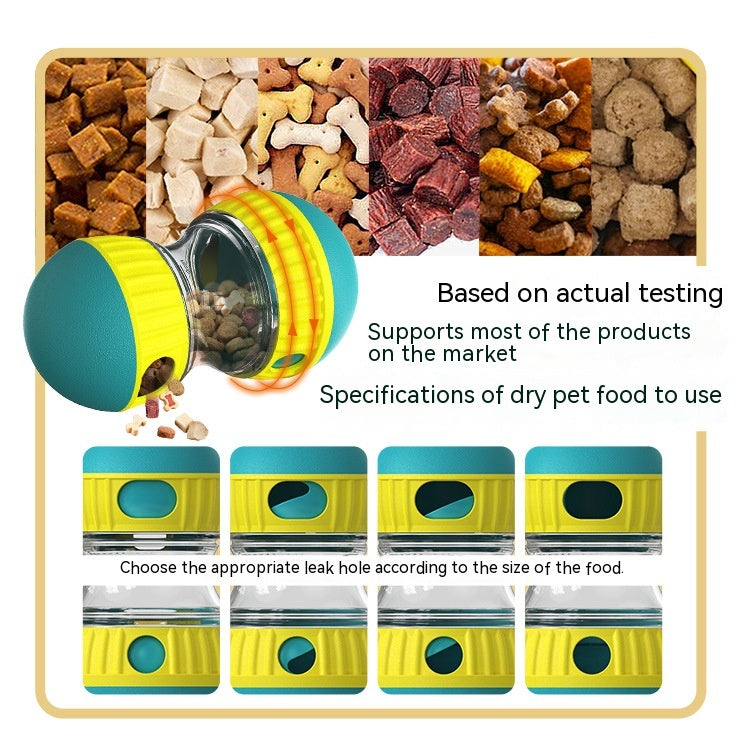 Rolling Treat-Dispensing Pet Toy