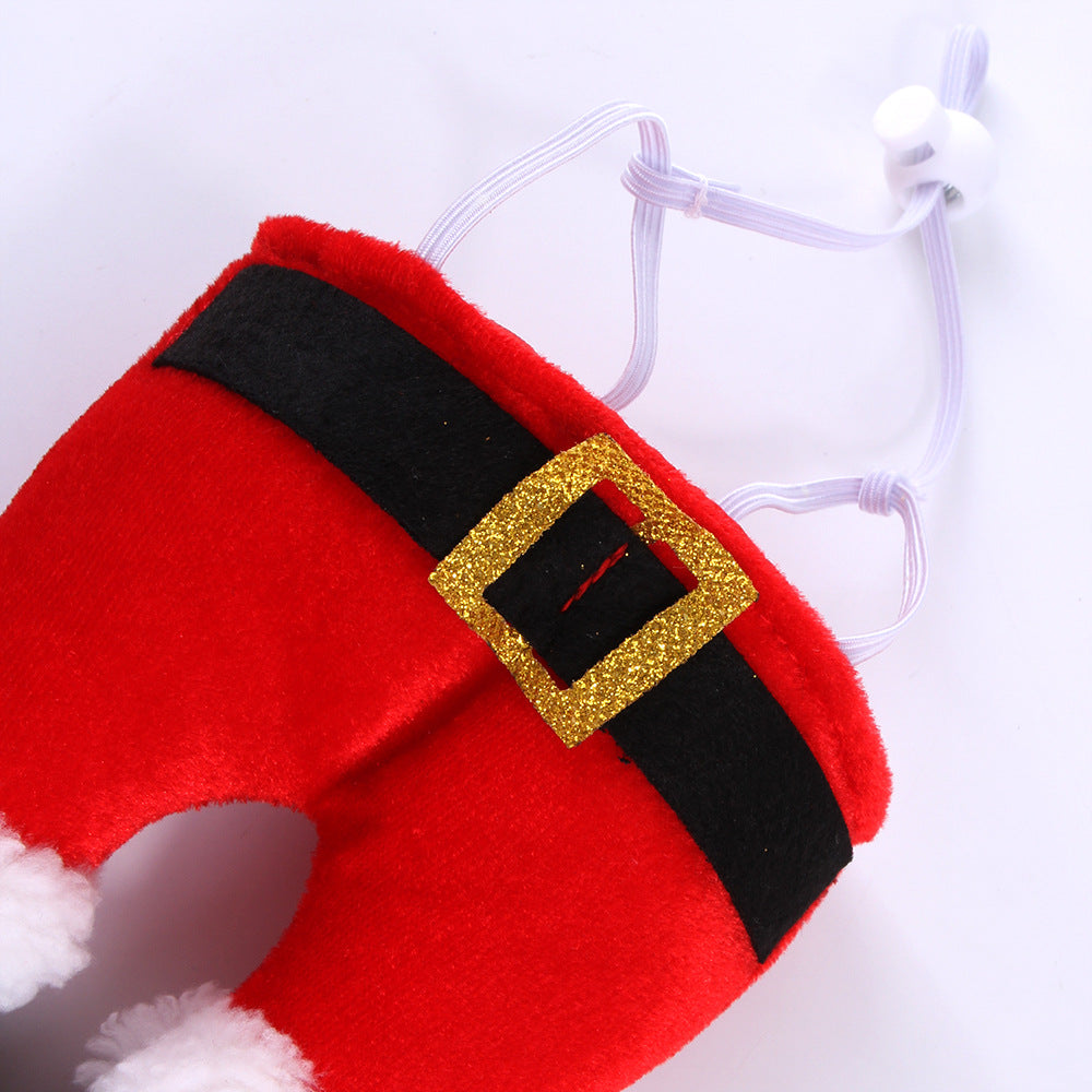 Fleece Christmas Pet Hat