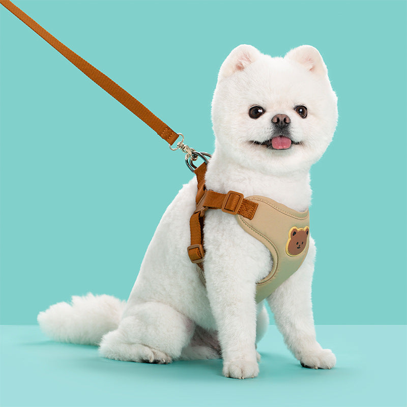 Bear-Pattern Pet Harness