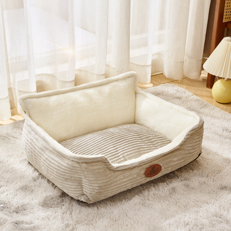 Pet Bed with Removable Cushion