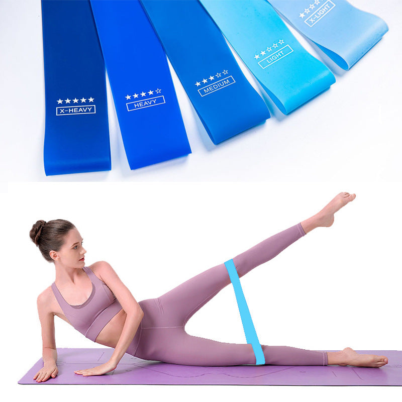 Gradient Blue TPE Resistance Band