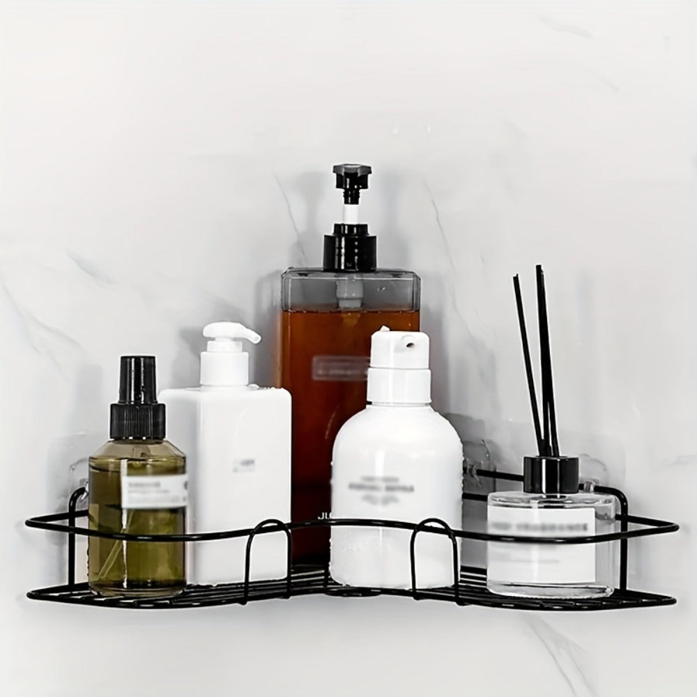 Wall-Mounted Corner Storage Shelf