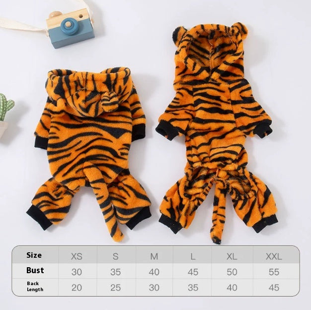 Coral Fleece Pig Pet Costume