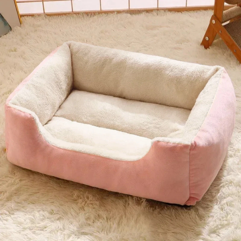Short Plush Pet Cushion