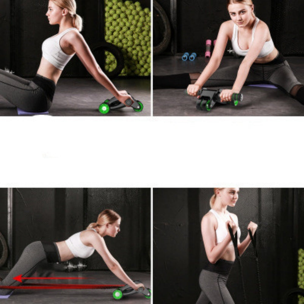 Foldable Ab Exercise Roller