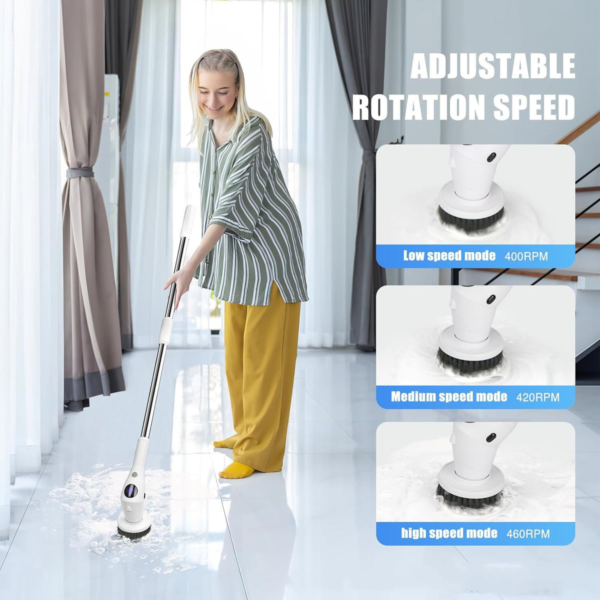 Eight-in-One Electric Cleaning Brush