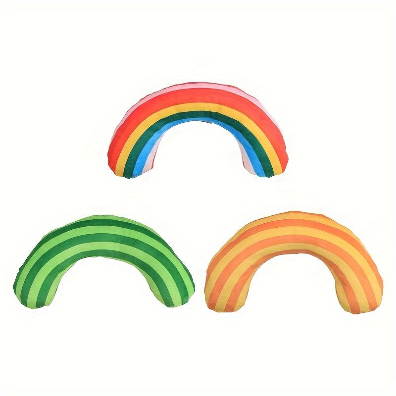 Striped Crescent Cat Pillow Toy
