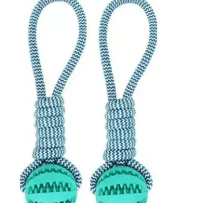 Rope and Treat Ball Dog Toy