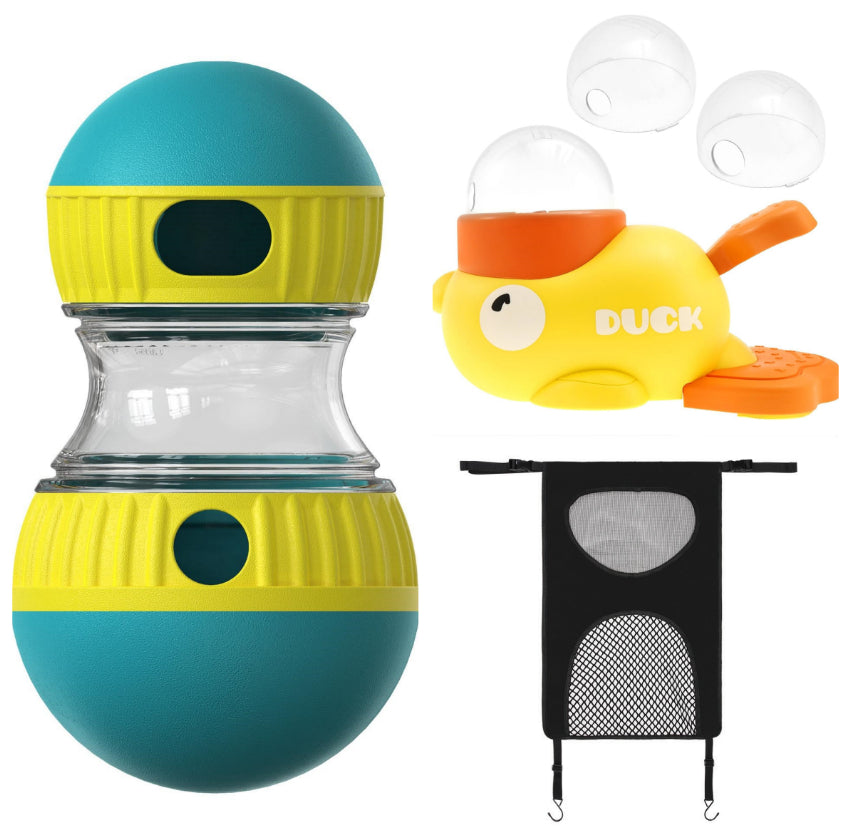 Rolling Treat-Dispensing Pet Toy
