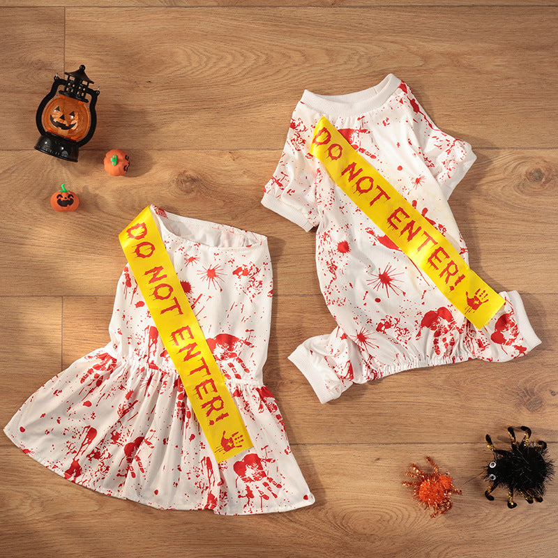Halloween Print Pet Outfit