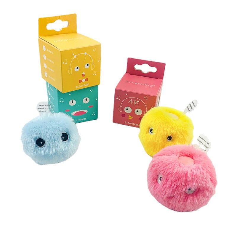 Light-Up Plush Pet Toy Ball