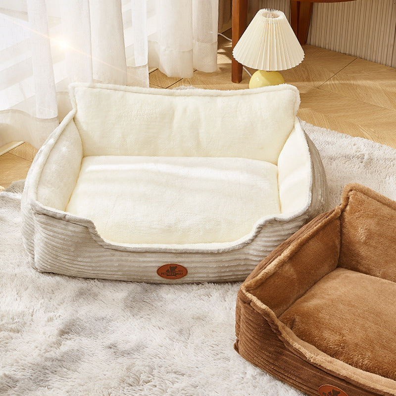 Pet Bed with Removable Cushion