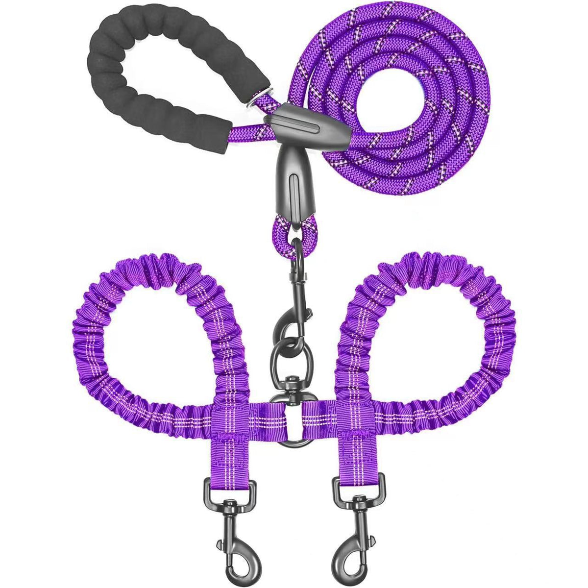 Dual Retractable Dog Leash