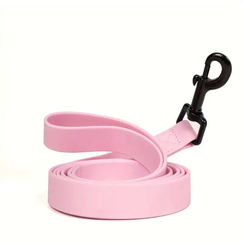 Solid-Color Woven Pet Leash