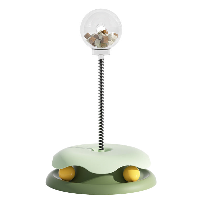 Treat-Dispensing Cat Ball Track Toy