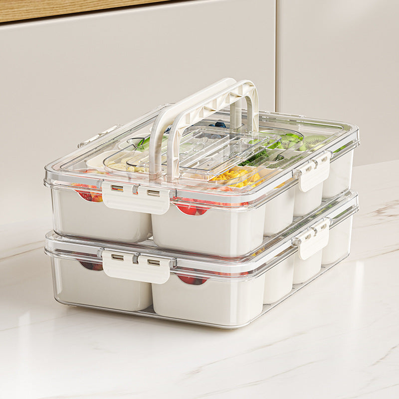 Eight-Compartment Food Storage Container