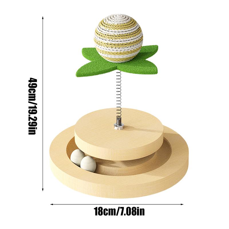 Cat Scratching Pad with Ball Track