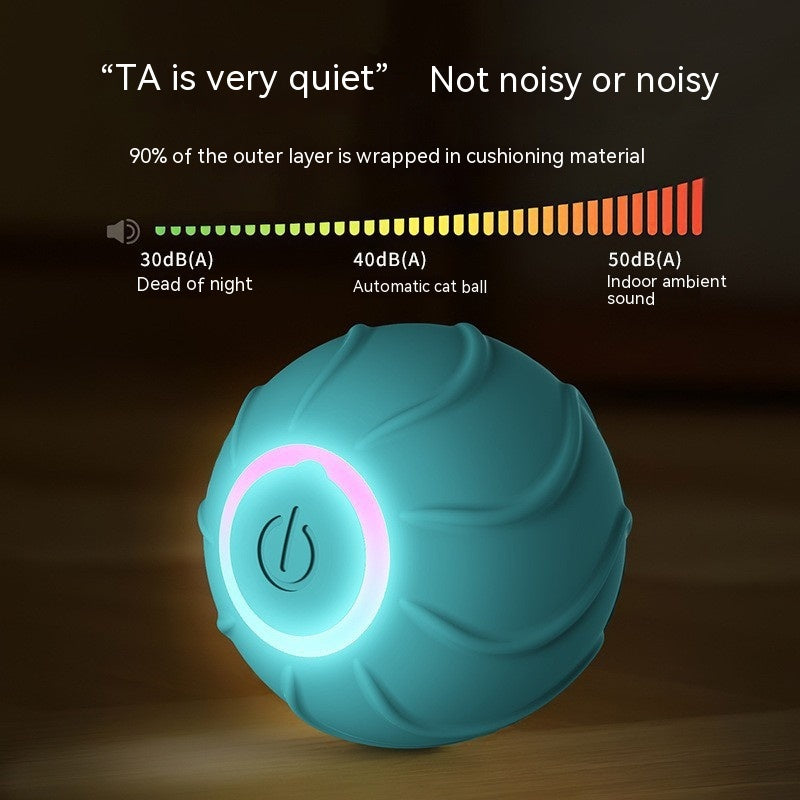 Rechargeable Rolling Cat Toy Ball