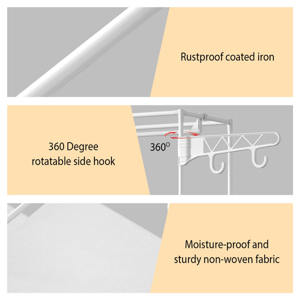 Four-Tier Closet Storage Shelf