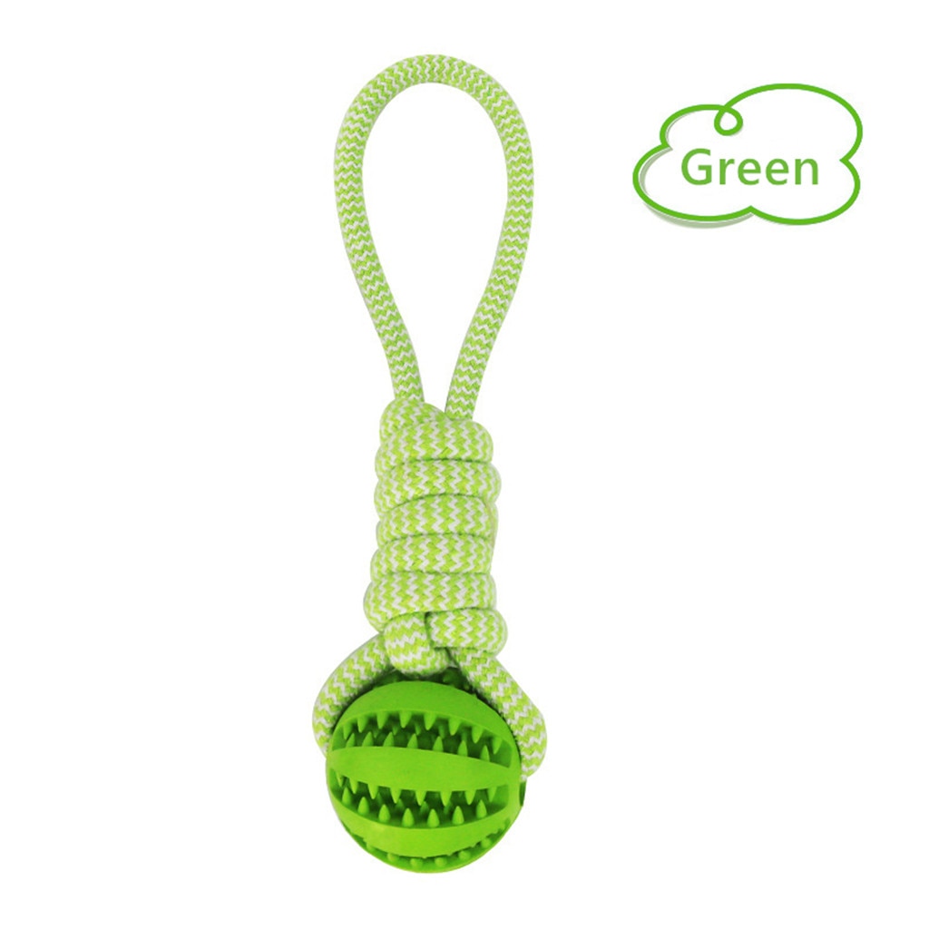Rope and Treat Ball Dog Toy