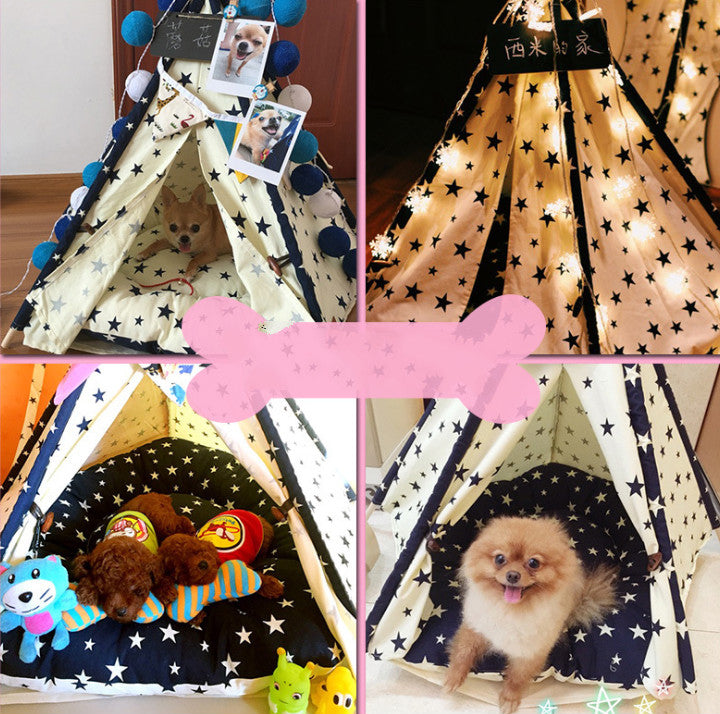 Portable Fabric Pet Tent