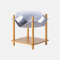 Bamboo and Felt Cat Tree