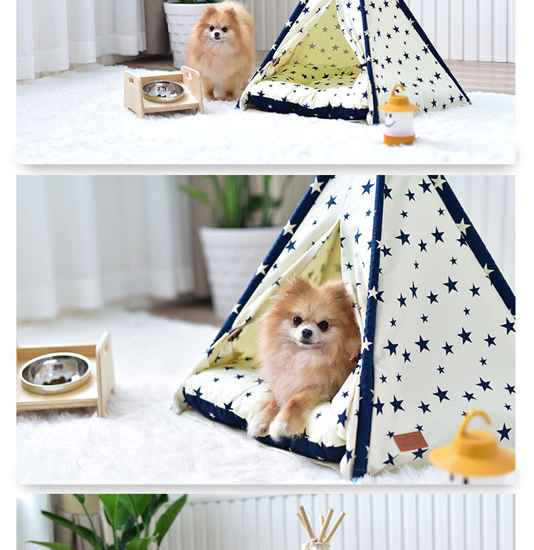 Portable Fabric Pet Tent