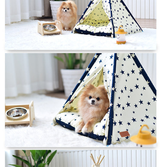 Portable Fabric Pet Tent