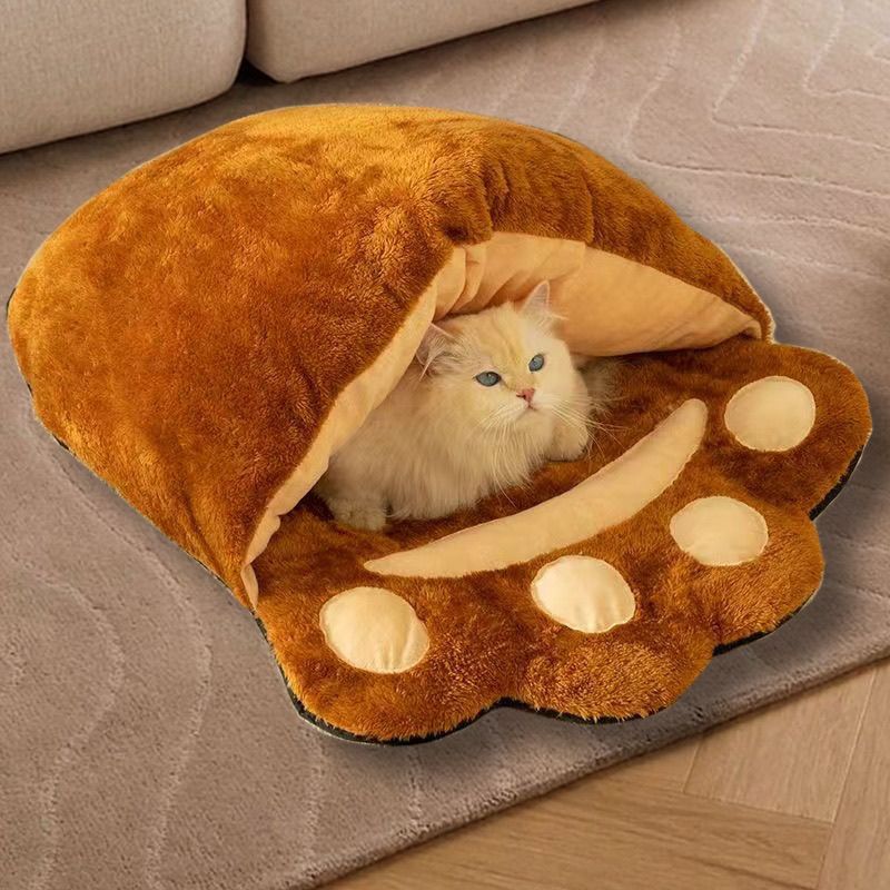Bear Paw Enclosed Pet Bed