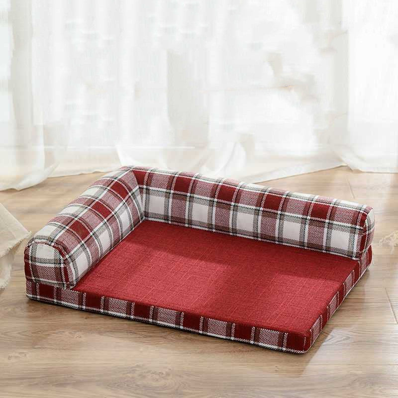 Pet Sofa Bed with Removable Cushion