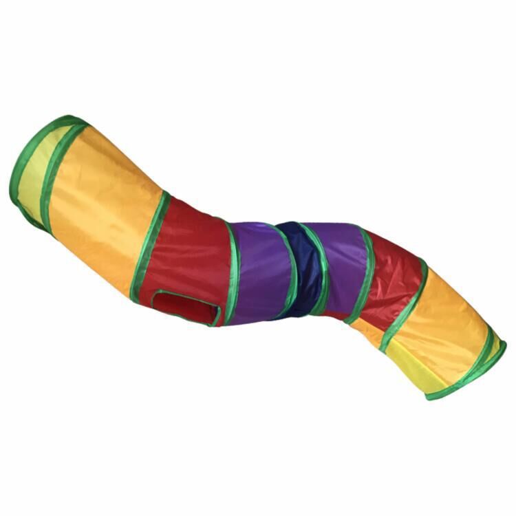 Foldable S-Shaped Cat Tunnel