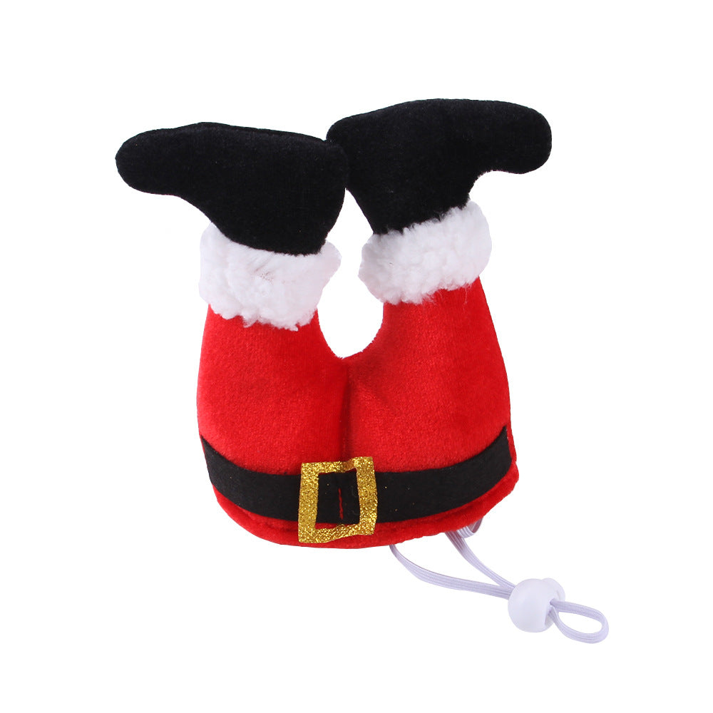 Fleece Christmas Pet Hat