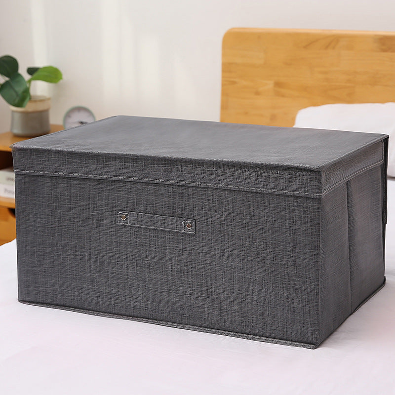 Foldable Fabric Storage Box with Lid