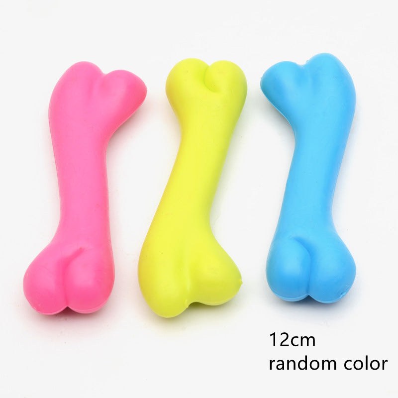 Bone-Shaped TPR Dog Chew Toy