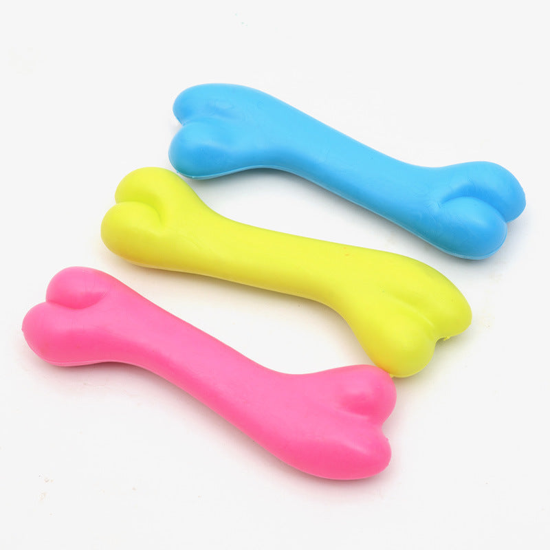 Bone-Shaped TPR Dog Chew Toy