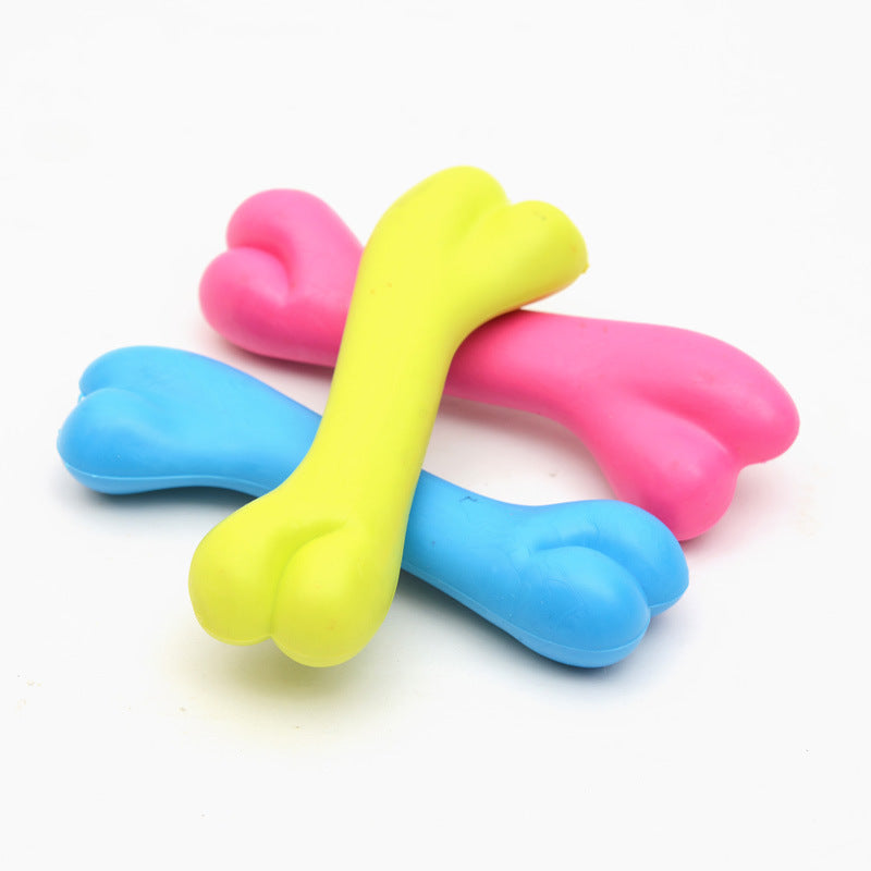 Bone-Shaped TPR Dog Chew Toy