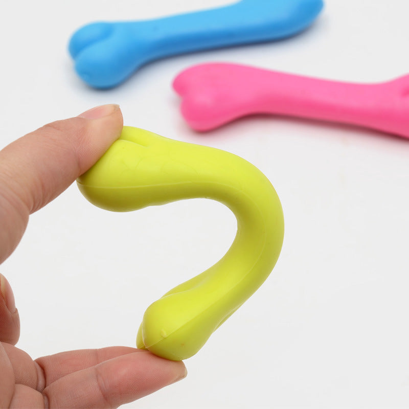 Bone-Shaped TPR Dog Chew Toy