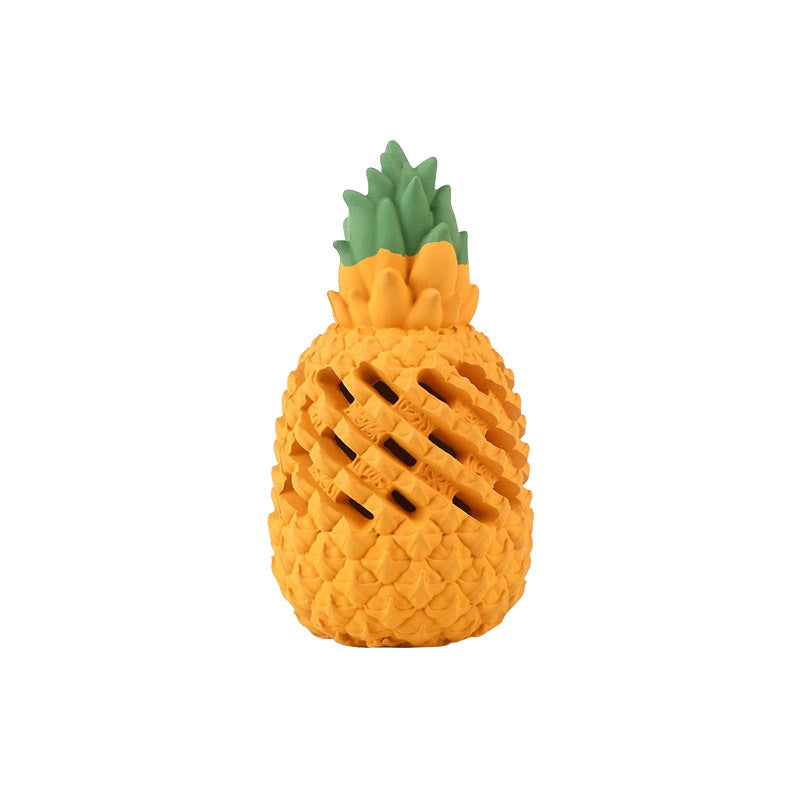 Fruit-Shaped Rubber Dog Toy