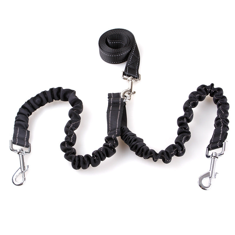 Double-Ended Retractable Dog Leash