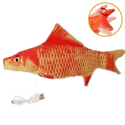USB-Charging Moving Fish Cat Toy