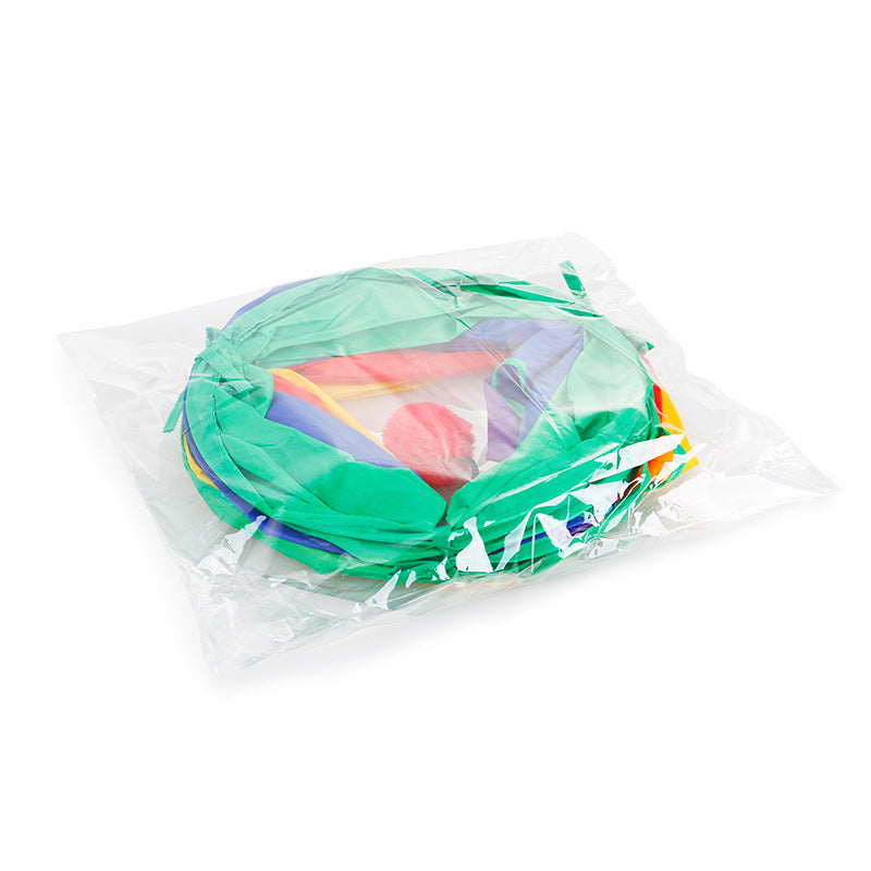 Collapsible Rainbow Cat Tunnel