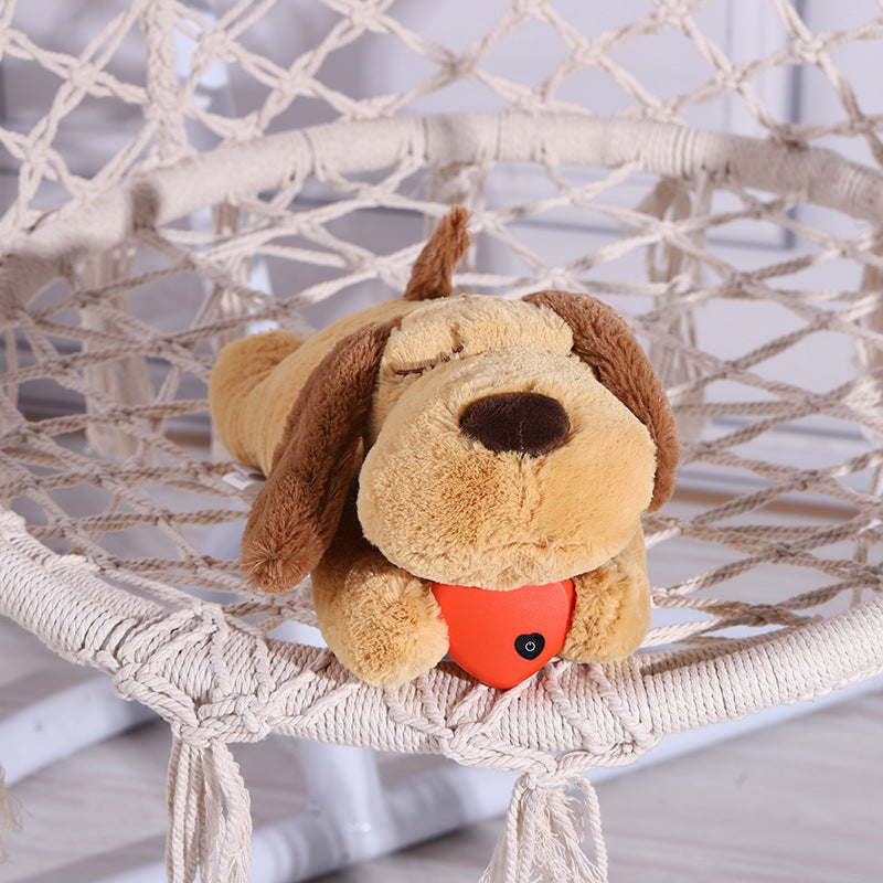 Plush Heartbeat Puppy Toy