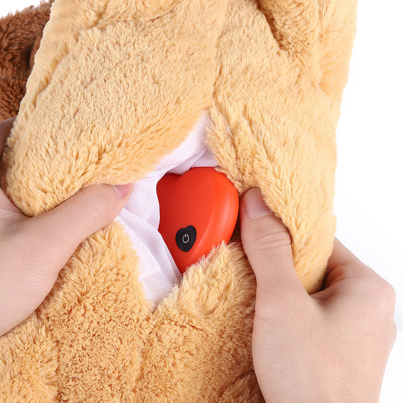 Plush Heartbeat Puppy Toy