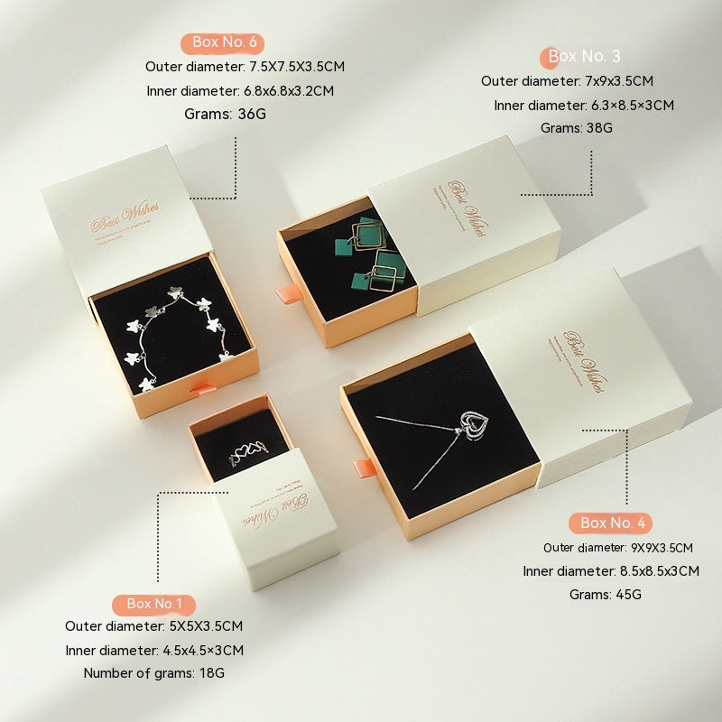 Drawer-Style Jewelry Gift Box