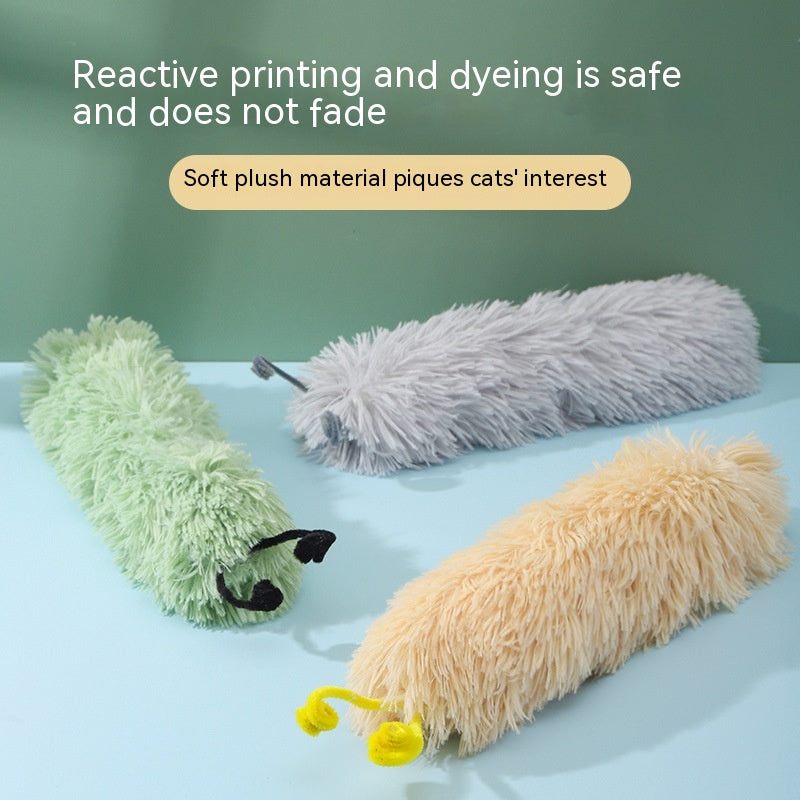 Crinkle Caterpillar Cat Toy