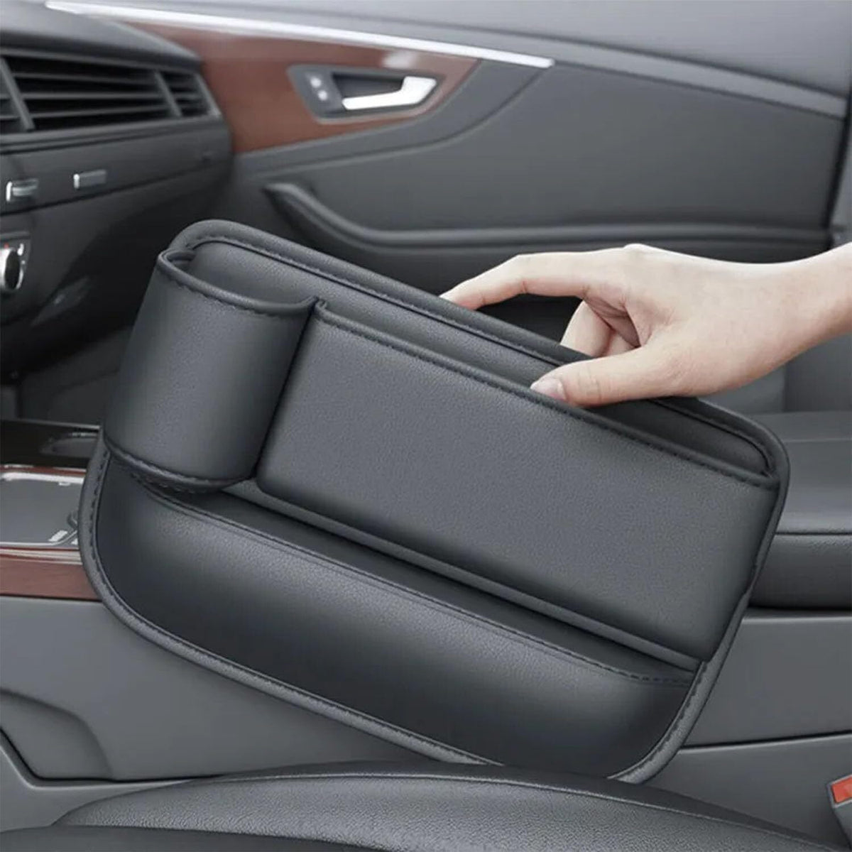 Car Seat Gap Organizer with Cup Holder