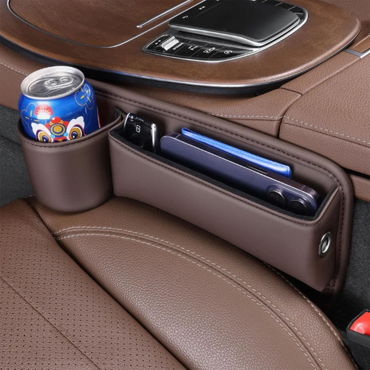 Car Seat Gap Organizer with Cup Holder