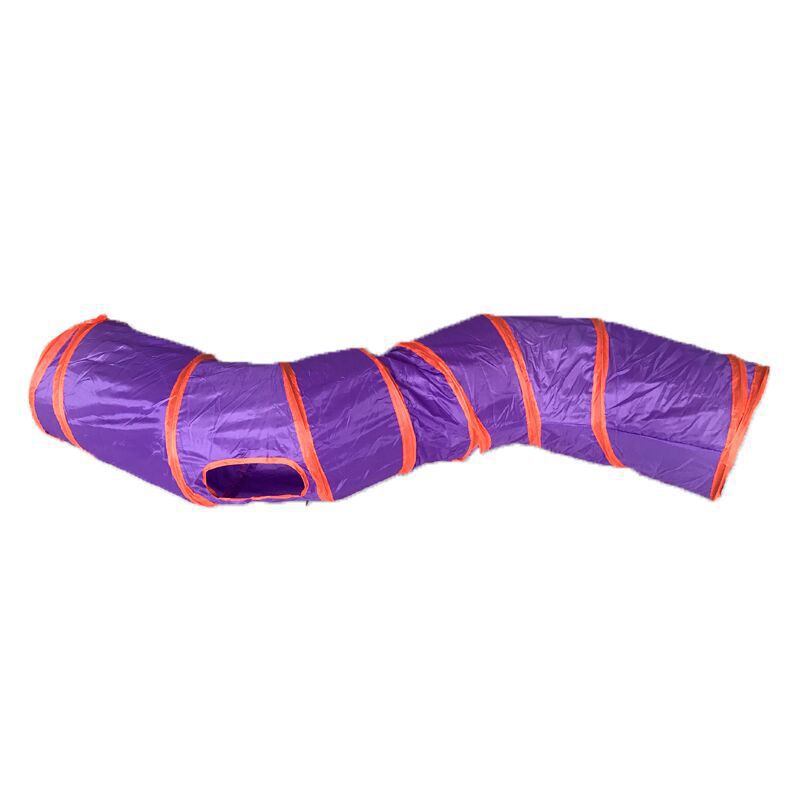 Foldable S-Shaped Cat Tunnel